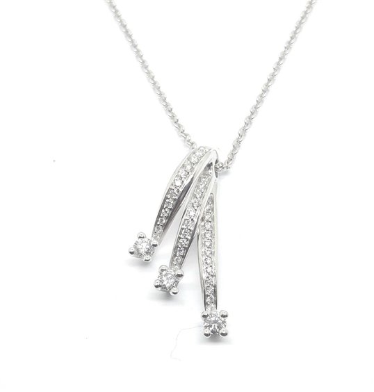 Oiritaly Collana Donna Recarlo P02TC679 Eternity Oro bianco