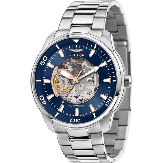 Oiritaly Watch Mechanical Man Sector No Limits Oversize