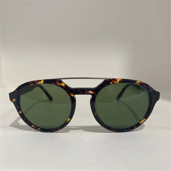 Lunettes De Soleil Web - Monture Argent Métal - Verres Miroir Bleu - Style Enveloppant - Occasion Pour Femme