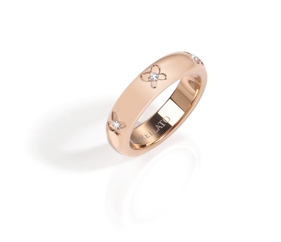 Morellato Anello Donna Love Rings - Acciaio E Cristalli, Sottile E Prezioso - SNA42