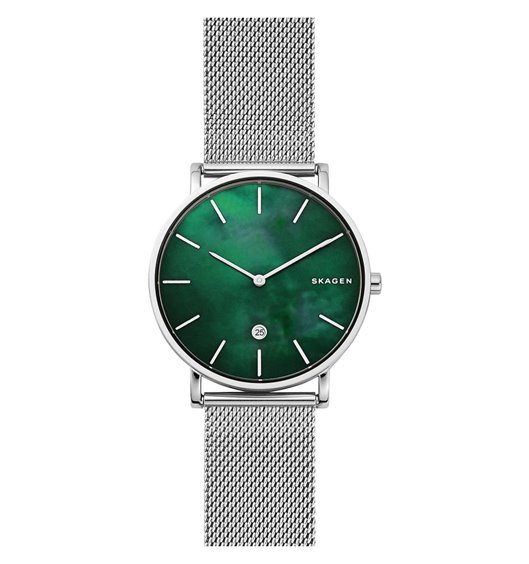 SKAGEN-OROLOGIO UOMO IN PELLE CRONO - Gioielleria