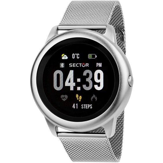 Sector No Limits S-01 – Orologio Uomo Smart Digitale – Nylon Nero – R3251157001 – Impermeabile IP67