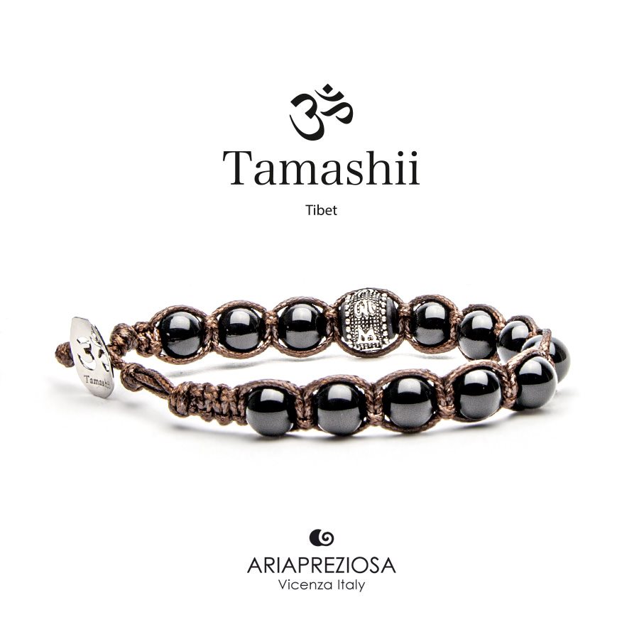 Tamashii Bracciale Unisex In Agata Rosso Passione - Regolabile - Gioiello In Argento Sterling