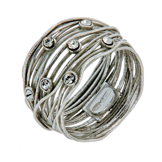 Oiritaly Ring Woman Stroili Oro 1501886-13 Chic Embrace