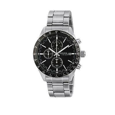 Orologio FIZILI 085 - Polso Uomo Design Minimal Con Cassa Nera 40 Mm, Movimento Giapponese Al Quarzo, Cinturino In Acciaio Inox Regolabile, Vetro Minerale, Impermeabile 3 ATM