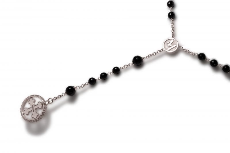 Bracelet-chapelet Tuum En Argent Et Améthyste - Bijou Spirituel Et élégant - Neuf Avec étiquettes