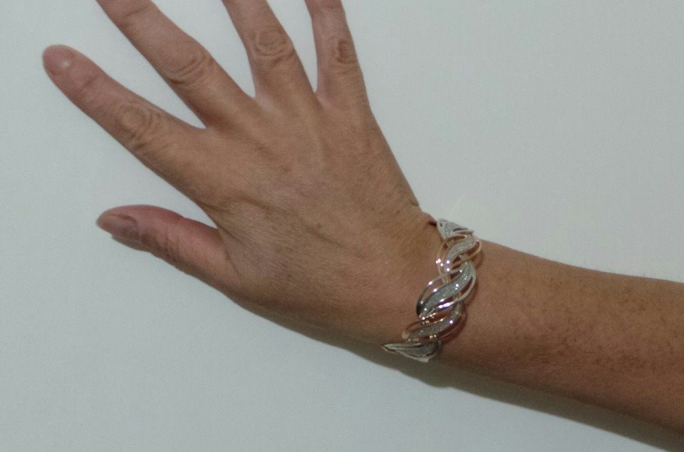 Bracciale Donna Boccadamo Mimmi In Acciaio 316L - Morbido E Componibile, Lunghezza Regolabile 17,5-21 Cm, Cod. XBR412