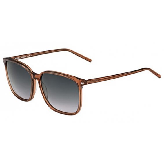Saint Laurent SL 37 Sunglasses Saint Laurent Paris SL37 Surf Blue Square Frame Sunglasses  main image 4