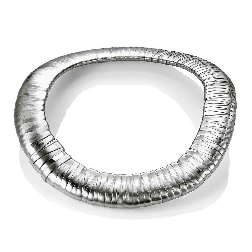 Orecchini A Cerchio MTS Creole Nr. 4944 In Acciaio Inossidabile Con Zirconia Per Donna - 3