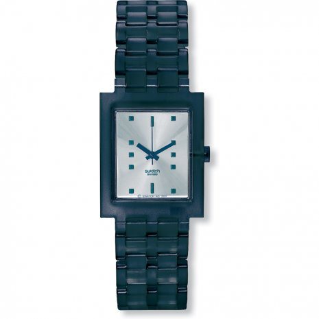 Oiritaly Watch Quartz Unisex Swatch SUAS100 Square Watches