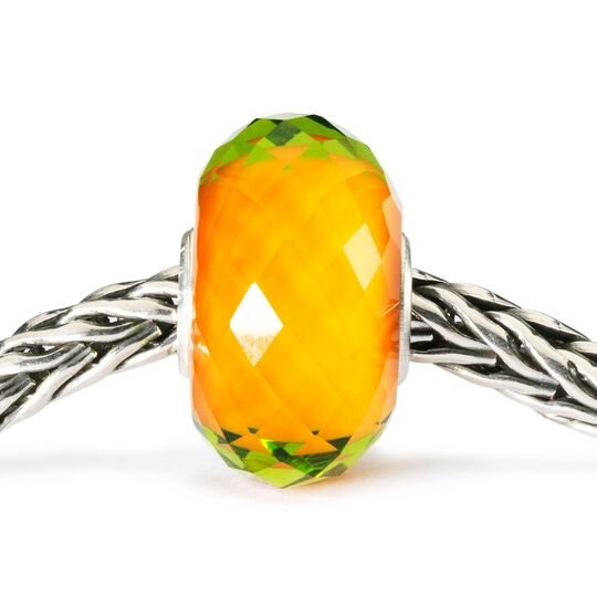 Trollbeads Birds Of Joy TGLBE-10455 - Charm In Vetro E Argento Per Bracciale - Uccellini Della Gioia