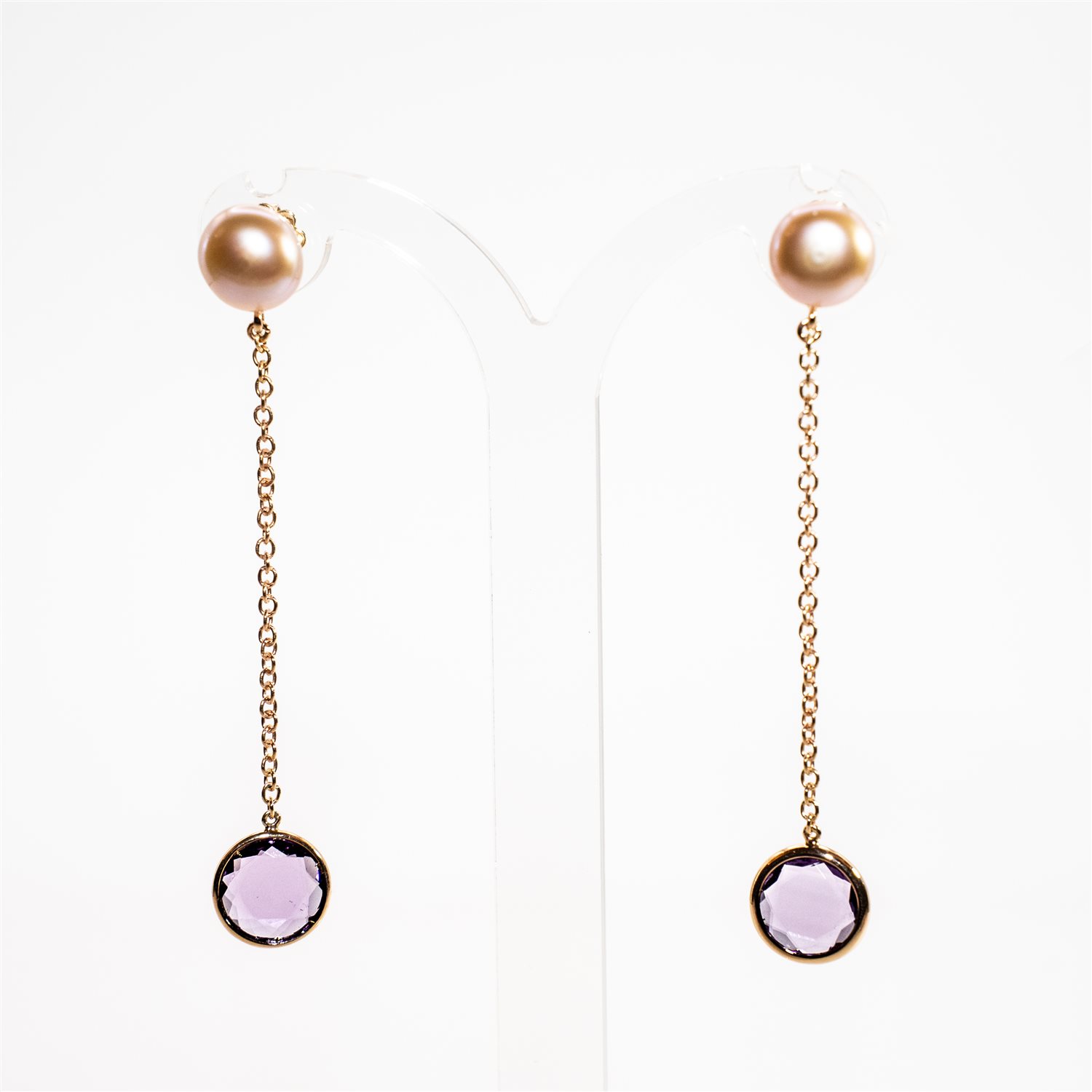 Tamaris TJ 0430 E 07 IP Rose Gold Stud Earrings, 07, Stainless Steel