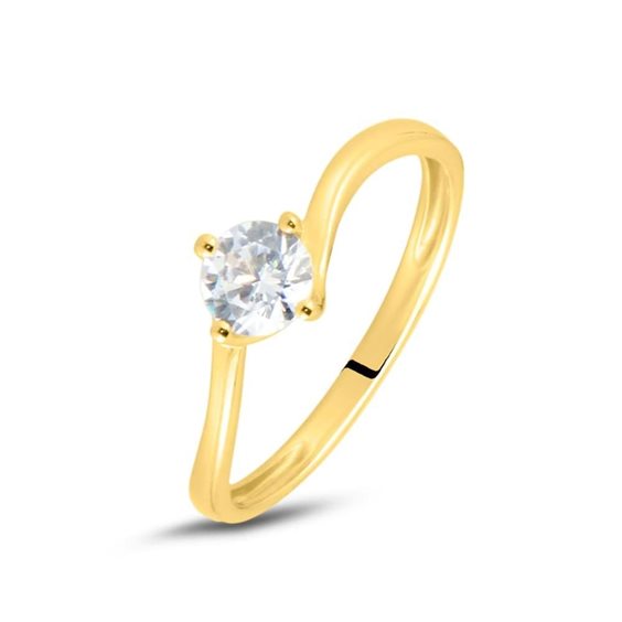 Oro Giallo Anello Diamanti Stroili Oro Oiritaly Anello Donna