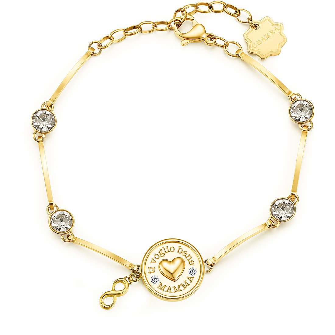Bracciale Dorato Famiglia e Affetti Chakra Brosway BHKB102 - Angiolella Versaci