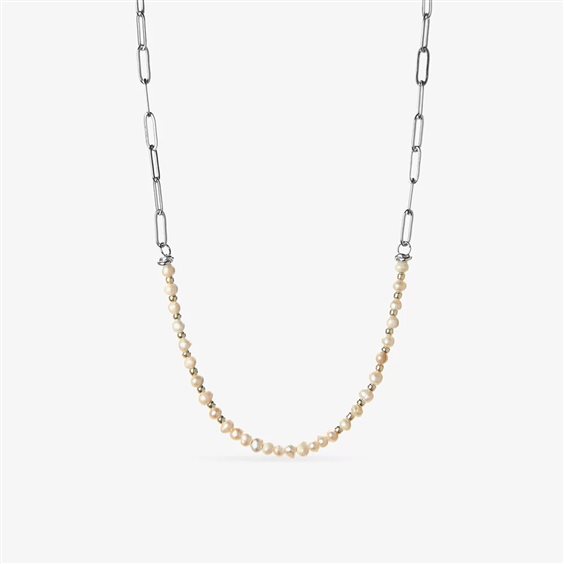 Miore Collana Donna In Argento 925 Con Zirconi – 45 Cm, Gioiello Artigianale Con Certificato E Astuccio