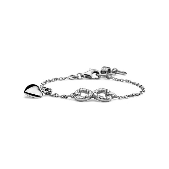 Bracciale donna argento 925 charm cuore - Maria Cristina Sterling