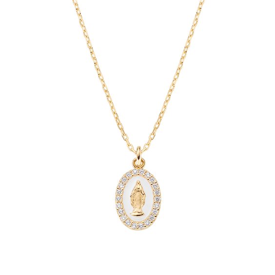Mugler Amen Collana Da Donna In Argento 925 Con Finiture Rosè - Lunghezza 48+4 Cm