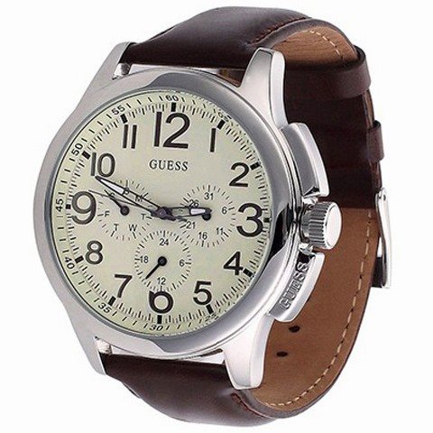 Guess Orologio Uomo Voyage - Quadrante Multifunzione - Cassa E Bracciale In Acciaio - Modello W1040G1