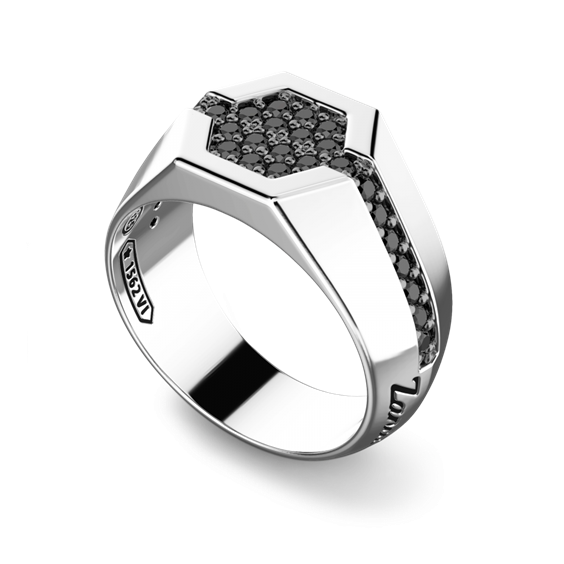 zancan anelli uomo argento marche