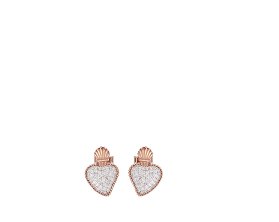 Orecchini A Cuore Con Bandiera UK In Argento Sterling 925 – 9x8 Mm – Regalo In Confezione - 4