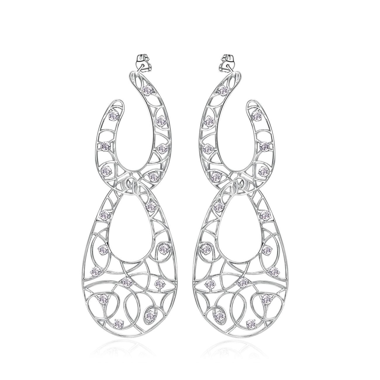 Brosway Orecchini Pendenti Attitude: Ottone Rodiato E Cubic Zirconia, Donna, Regalo Idea - 4