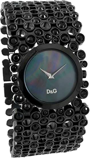 Montre Femme DOLCE & GABBANA - Cadran Rectangulaire Doré - Bracelet Métal - Quartz - Occasion