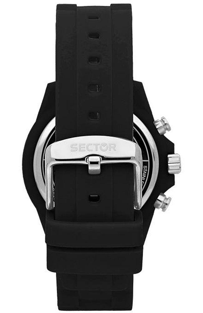 Sector No Limits Diver Orologio Uomo R3251549006, Quarzo, Cassa 36mm, Cinturino In Silicone, Impermeabile 5 ATM