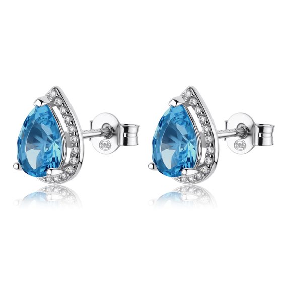Brosway Orecchini Donna, Orecchini a Lobo in Argento e Freedom Blue | Collezione FANCY - FFB127