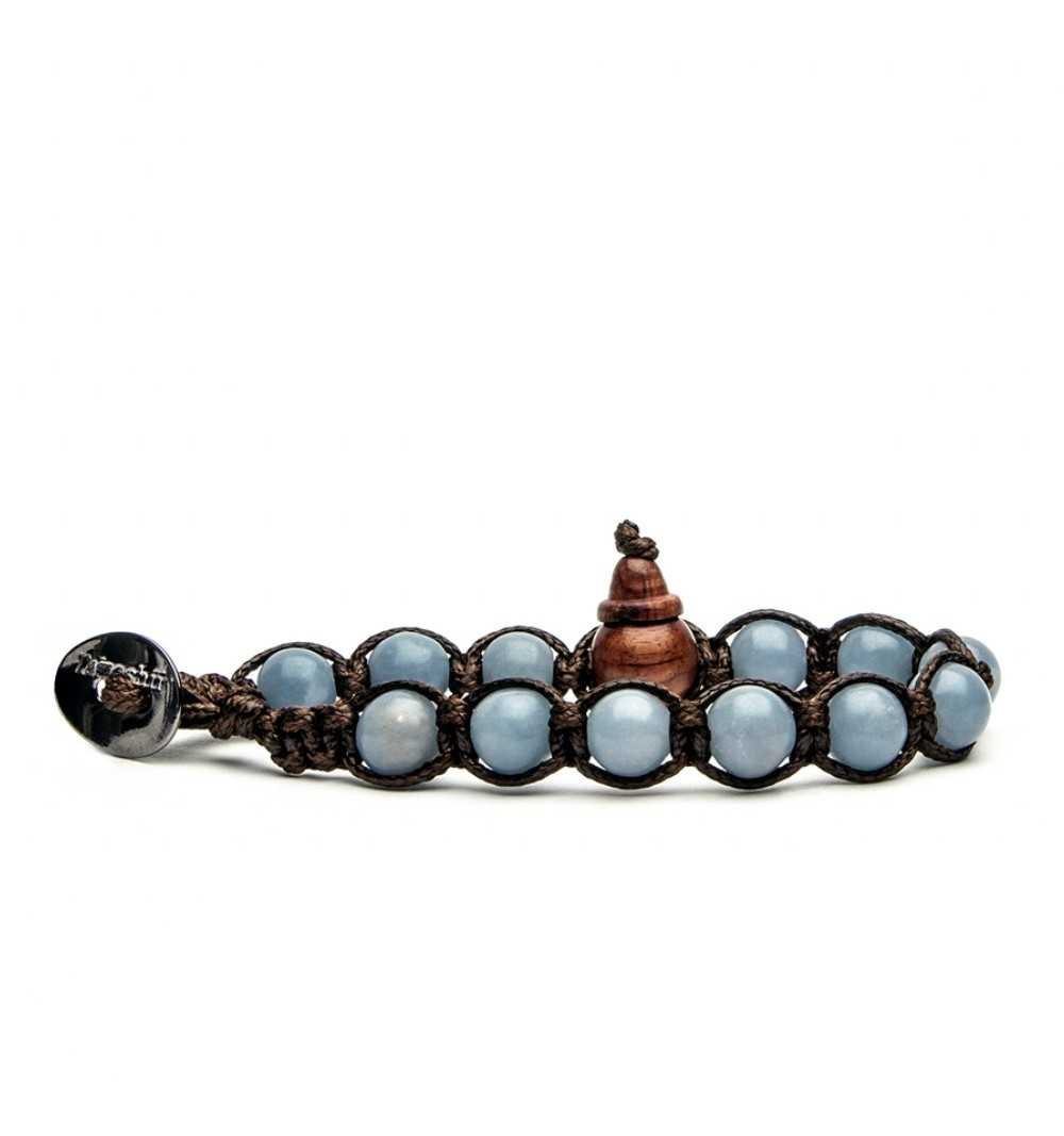 Bracciale Uomo/donna Tamashii Classic – Onice E Legno, Pietre Dure Naturali, Bhs900-64