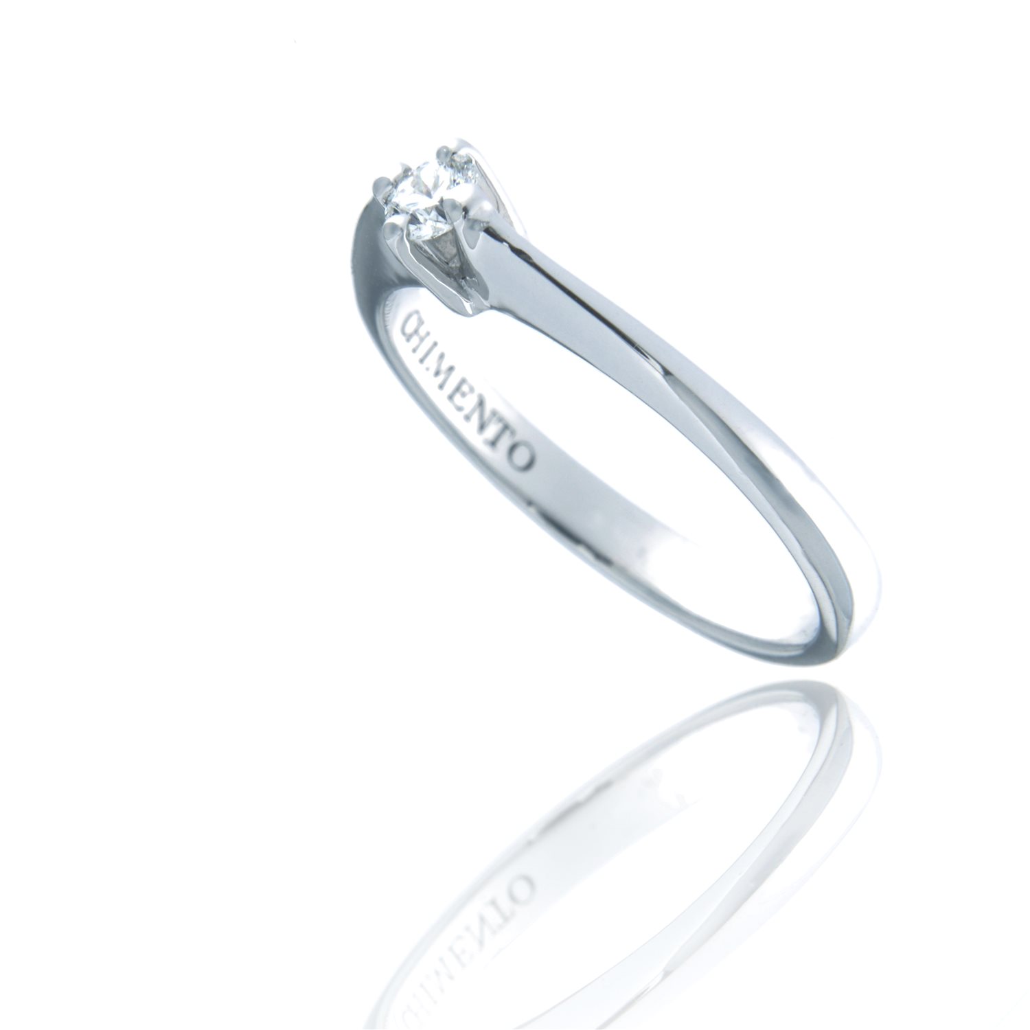 Anello Chimento in Oro bianco Diamante 1A03765B55140