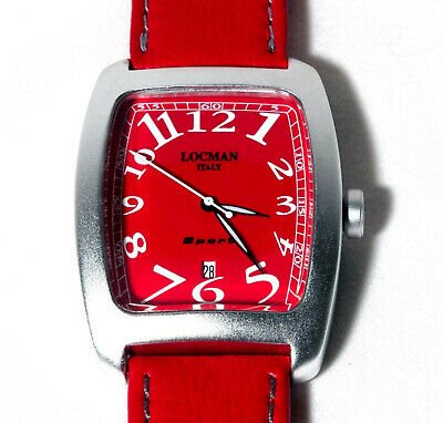 OULM 3364 Orologio Da Polso Uomo – Quadrante Rettangolare Ampio, Cinturino In Pelle Rossa, Movimento Al Quarzo - 6