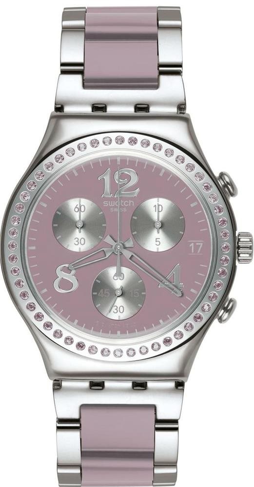 Reloj Swatch Mujer Irony Chrono Silverli YCS112G - Joyería de Moda