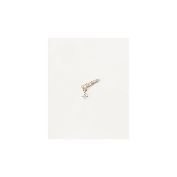 PDPaola Jupiter PG01-092-U Women's Single Ring Earring, 33 mm, Sterling