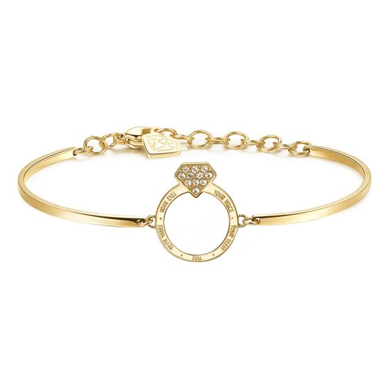 Brosway Bracciale Donna Collezione CHAKRA BHKB140 corno pvd oro