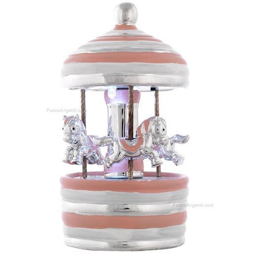 Carillon per bambini Valenti Argenti Rosa mod. 21088 RA