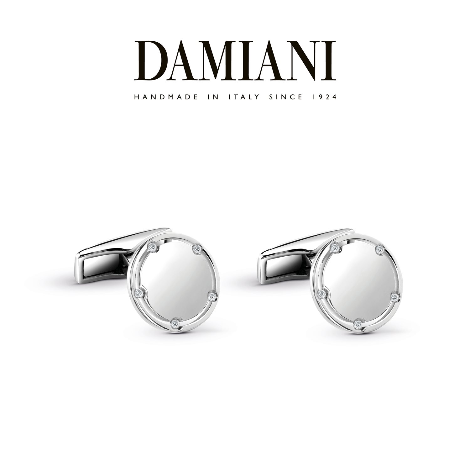 Oiritaly Gemelli Uomo Damiani 20064852 Oro bianco