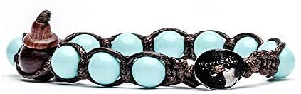 Bracciale Tamashii in giada sky blue BHS900-196