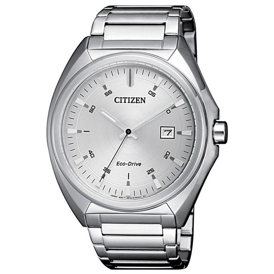 Citizen Orologio Analogico Solare Uomo AS2050-87A - Cinturino In Acciaio Inox, Cassa Rotonda, Movimento Solare, Funzione Data, Impermeabile - 3