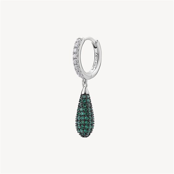 Orecchino BROSWAY FANCY in argento rodiato 925 e cubic zirconia FIW