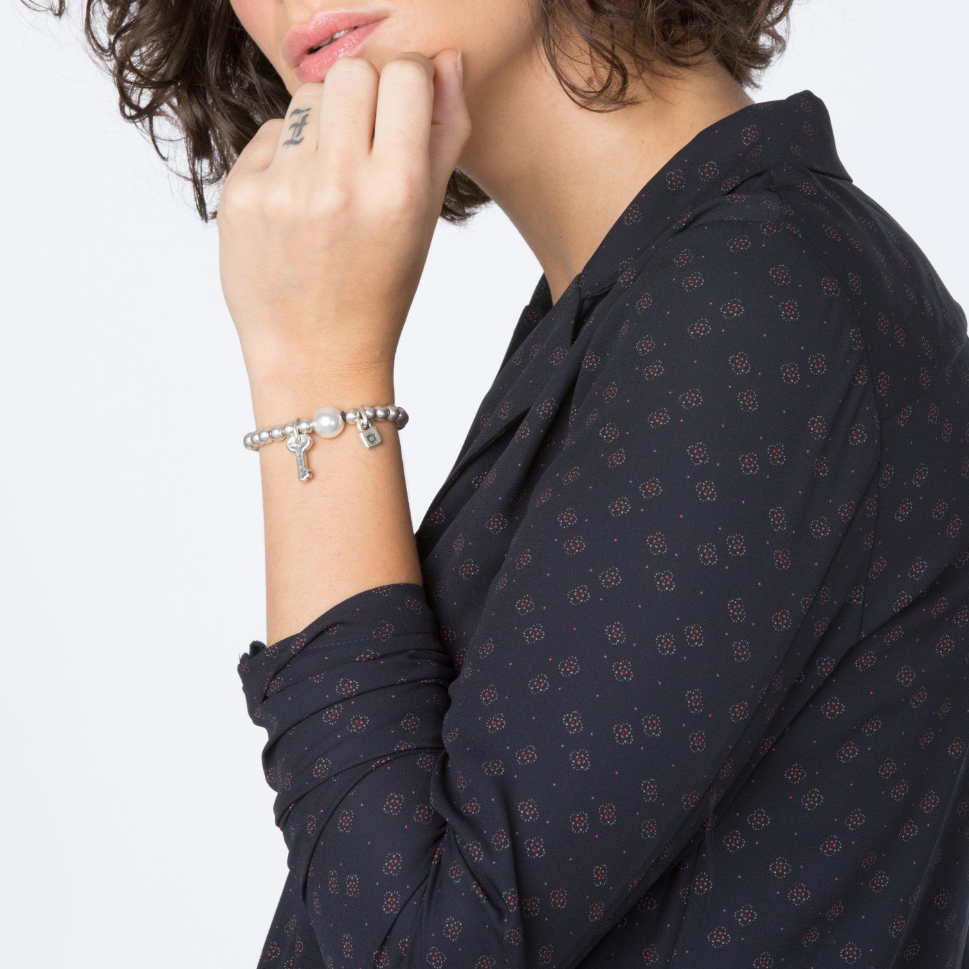 Oiritaly Bracelet Woman Unode50 Llavestruz Metal Alloy