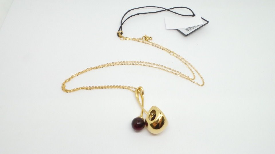 Collana Breil Illusion Donna Con Pendente In Acciaio E Cristalli – TJ2707 – Lunghezza 70 Cm