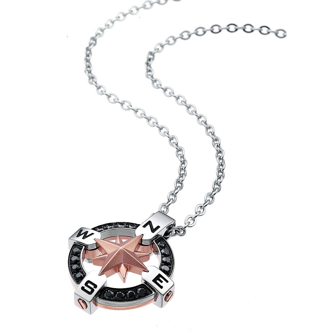 Oiritaly Collana Uomo Zancan EHC015 Hi Teck Acciaio