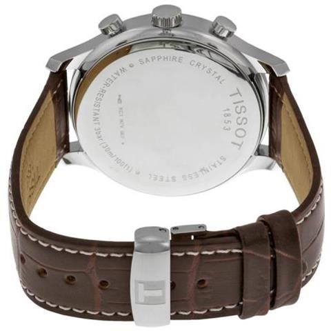 Tissot Orologio Quarzo Legno e Acciaio Marrone Uomo