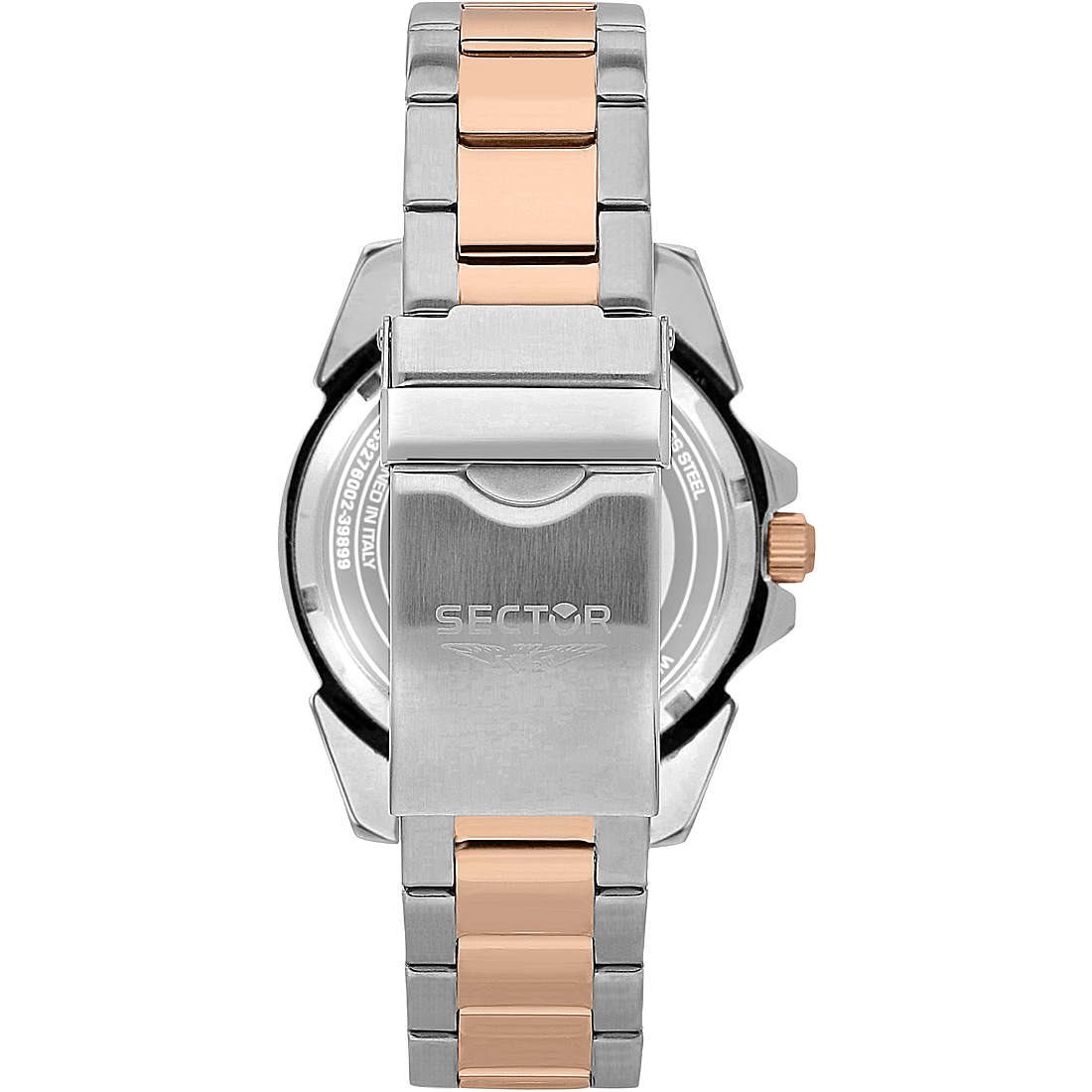 Sector No Limits 450 Orologio Uomo In Acciaio, Movimento Al Quarzo, Quadrante Blu, Cassa 41mm, Datario, Impermeabile 10 ATM (100m). Ref. R3253276008.