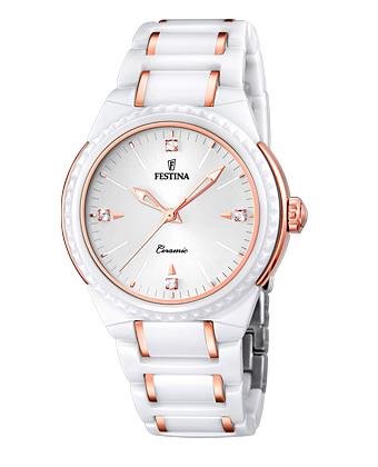 Reloj Festina Mujer Ceramica Blanco Oiritaly Reloj Quarzo Mujer