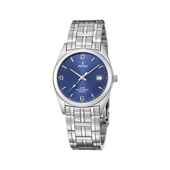 Orologio Festina Uomo F20532/2: Quarz Analogico, Cinturino In Acciaio Inox, Design Classico E Sportivo