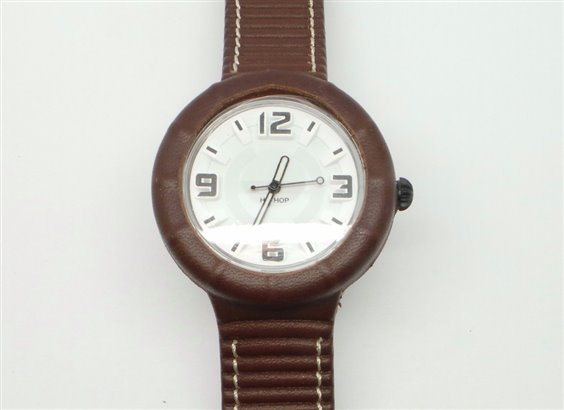 Orologio Al quarzo Uomo Hip Hop HWU0208 Leather Orologi