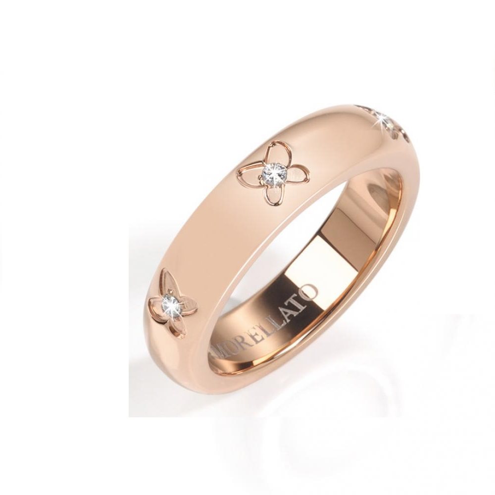 Anello Morellato Love Rings Acciaio Con Zirconi - Design Elegante, Regalo Per Donna - Foto 6