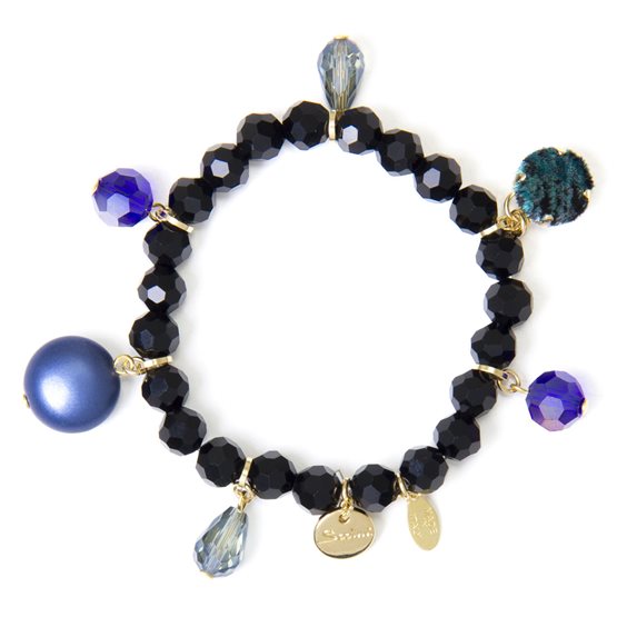 Bracelet Sodini En Résine Couleur Cipria+fumé - Neuf Sans Emballage