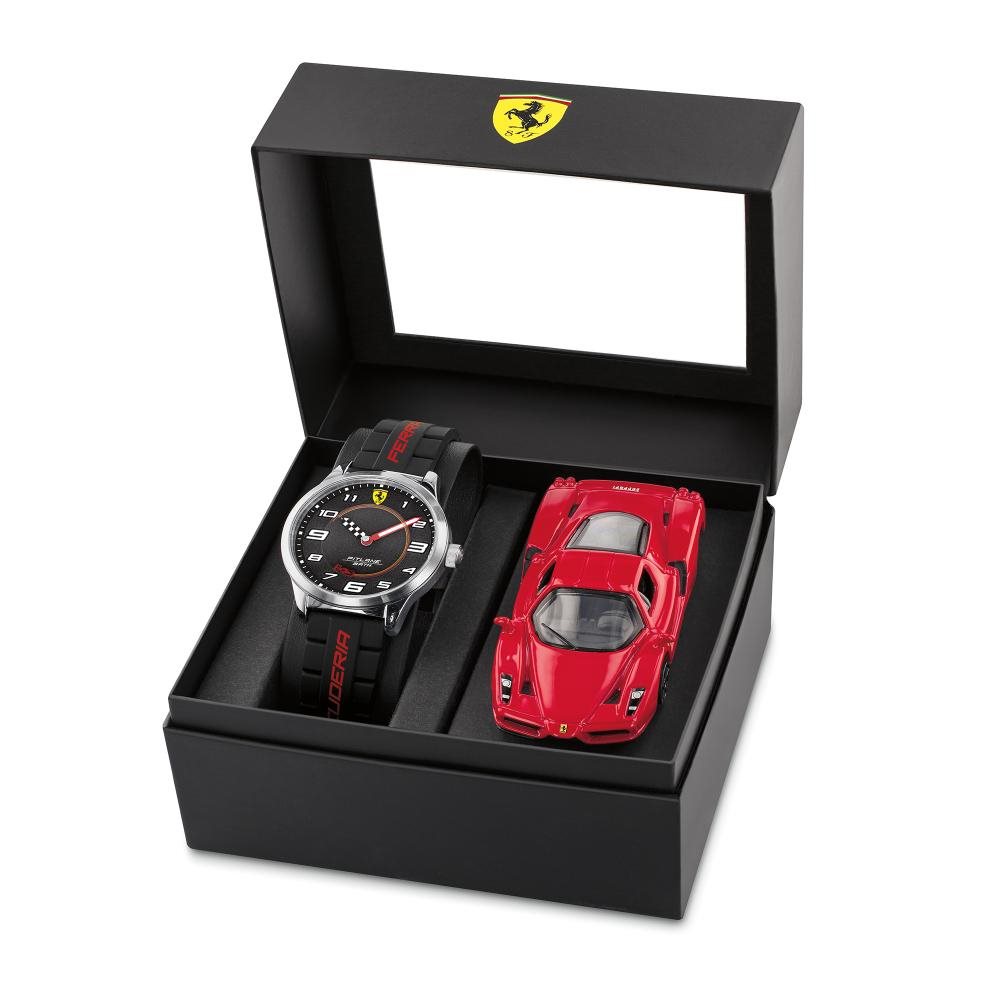 Orologio Bambino Scuderia Ferrari FER0870053 solo tempo analogico con  movimento al quarzo collezione Academy Special Pack